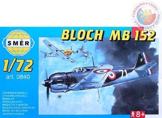 SMR Model letadlo Bloch MB 152 1:72 (stavebnice letadla)