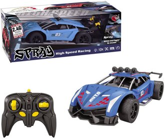 RC Auto modr mlhov efekt na vyslaku 2,4GHz na baterie Svtlo Zvuk