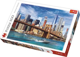 TREFL PUZZLE Foto pohled na New York skldaka 48x34cm 500 dlk