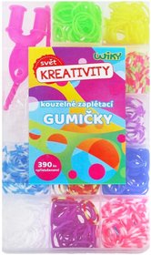 UDLEJ SI NRAMEK Gumiky LOOM BANDS 390ks set s doplky v boxu