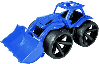 WADER Auto baby naklada Maximus 68cm velk kola modr na psek