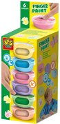 SES CREATIVE Barvy pastelov prstov baby set 6x 45ml v kelmku