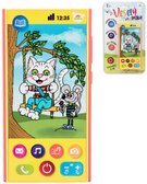 Telefon mobil veselý naučný mluví česky písničky a říkanky na baterie Zvuk CZ