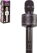Mikrofon Karaoke Bluetooth ern bezdrtov na baterie USB kabel v krabici