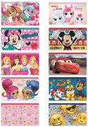 Tatika dtsk Disney penl 24x15cm pouzdro na zip rzn druhy