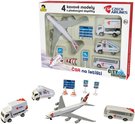 esk Aerolinie na letiti SA set letadlo se 3 auty a doplky kov v krabici