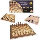 DEVO Hra achy Dma Backgammon 30x30cm 3v1 *SPOLEENSK HRY*