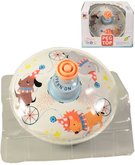 Hra dětská káča 11cm kovový vlček se zvířátky v krabici
