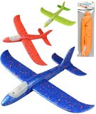 Letadlo soft hzec polystyrenov 34cm 4 barvy na hzen na baterie Svtlo