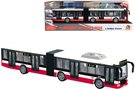 Autobus kloubov MHD esk na setrvank hls stanice na baterie Svtlo Zvuk CZ