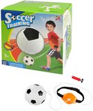 M vracejc se fotbalov 19cm na gum trninkov set s pumpikou v krabici