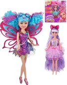 Sparkle Girlz panenka s kouzelnmi vlasy 5 pekvapen set s fashion doplky 3 druhy