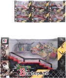 Rampa + prstov skateboard roubovac set se 2 nstroji a doplky 6 druh