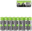 Baterie RAVER LR6/AA Alkaline Ultra 1,5V set 8ks ve flii