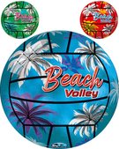 Míč Volejbalový potištěný palmy 21cm Beach Volley 3 barvy