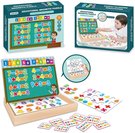 Puzzle edukan magnetick slice ume se potat v devnm boxu