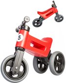 Odredlo Funny Wheels Rider Sport 2v1 dtsk odstrkovadlo erven plast