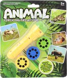 Projektor mini zvtka safari na baterie set se 3 kotouky Svtlo na kart