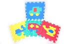 Mkk bloky Dopravn prostedky II. 10ks pnov koberec baby vkldac puzzle