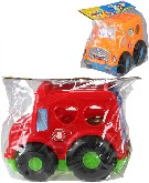 Autíčko baby vkládačka set s tvary na vložení pro miminko 2 barvy v sáčku