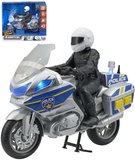 Teamsterz policejn set motocykl s figurkou policisty na baterie Svtlo Zvuk