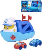 Teamsterz Tiny trajekt baby herní set lodička se 2 autíčky do vody plast