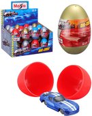 MAISTO Egg autíčko 7cm kovový model ve vajíčku s překvapením různé druhy