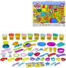 HASBRO PLAY-DOH Modelína velká sada 10 kelímků 840g s nástroji a nádobím