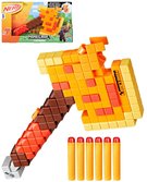 HASBRO NERF Minecraft Firebrand set blaster sekera + 6 ipek Elite