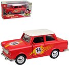 Auto Trabant kovov 12cm erven retro bourk 1:32 v krabici