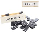 Hra Domino plastov dlky v devn krabice *SPOLEENSK HRY*