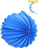 Lampion koule modr paprov 20cm na svku v sku