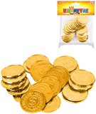 KARNEVAL Zlat mince zlaky set 24ks v sku *KARNEVALOV DOPLNK*