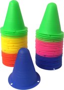 Kuely trninkov barevn 8cm mini plastov set 50ks