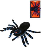 Zvířátko dekorace halloween pavouk velký na kartě plast