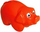 PL Pokladnika prastko 20cm dtsk kasika erven plast