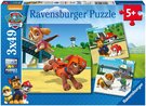 RAVENSBURGER Puzzle 3x49 dílků Tlapková patrola: Psí tým 21x21cm 3v1