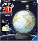 RAVENSBURGER Puzzleball 3D Globus skldaka 548 dlk na baterie Svtlo LED