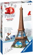 RAVENSBURGER Puzzle 3D Mini budova Eiffelova v  54 dlk plast