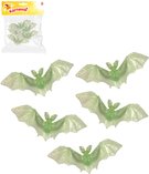 Netopýr 13cm zvířátko svítící ve tmě set 5ks Halloween dekorace