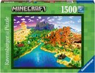 RAVENSBURGER Puzzle Minecraft 1500 dlk 80x60cm foto skldaka