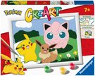 RAVENSBURGER CreArt Pokmoni Namaluj si obraz kreativn set v krabici