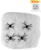 KARNEVAL Dekorace set pavuina se 4 pavouky Halloween