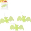 Netopr 20cm zvtko svtc ve tm set 3ks Halloween dekorace