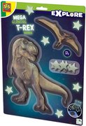 SES CREATIVE Explore Dinosaui s hvzdami nstnn dekorace ve tm svtc