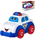 Autko baby vesel s obliejem policie na baterie Svtlo Zvuk