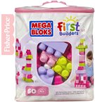 FISHER PRICE MEGA BLOKS Stavebnice 60 dlk v plastov tace pro holky