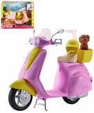 MATTEL BRB Sktr pro panenku Barbie set s helmou a pejsem v krabici