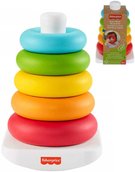 FISHER PRICE Baby kroužky navlékací stohovací na tyči ECO pro miminko