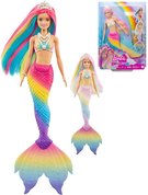 MATTEL BRB Dreamtopia Panenka Barbie mosk panna duhov mn barvu